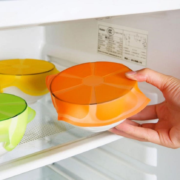 Reusable Silicone Food Wrap Seal Vacuum Lid Stretch Multifunctional