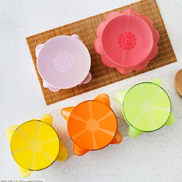 Reusable Silicone Food Wrap Seal Vacuum Lid Stretch Multifunctional