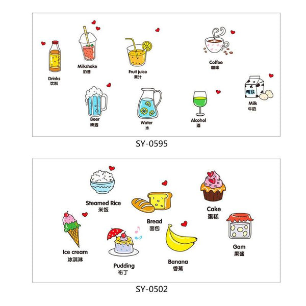 Kitchen Wall Sticker Decoration Refrigerator Door