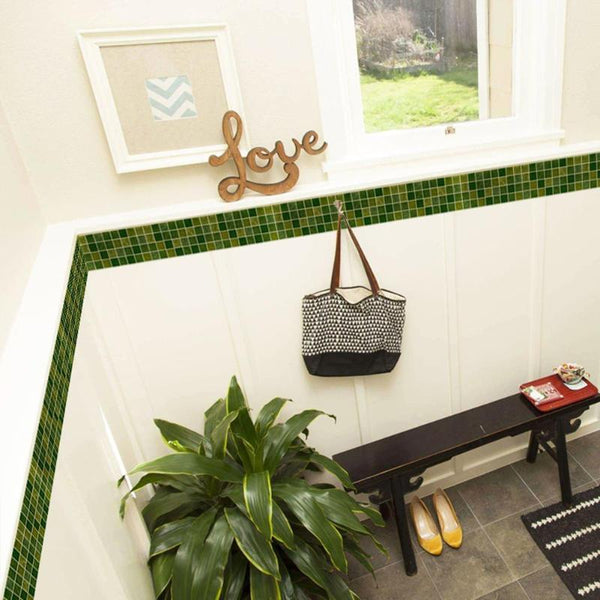 Sticker Waterproof  Adhesive PVC Wallpaper Mosaic Tiles Stickers