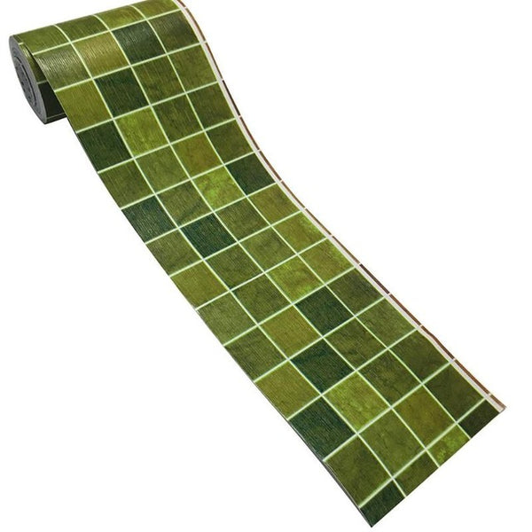 Sticker Waterproof  Adhesive PVC Wallpaper Mosaic Tiles Stickers
